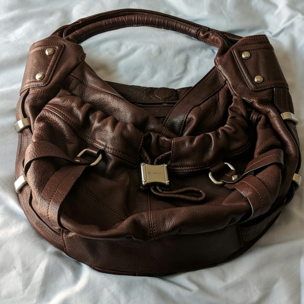 Dark chocolate leather purse. Great condition.